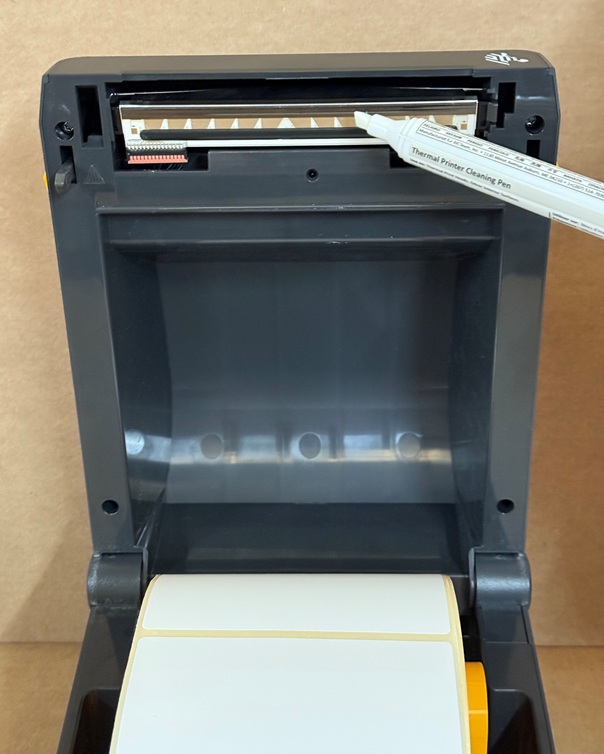 Clean Thermal Printer Head Step 4