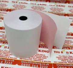 2 Ply Till Kitchen Printer Paper Receipt Rolls 76mm x 70mm