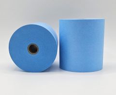 Drystream Laundry Rolls Dry Cleaning Rolls Wet Strength Receipt Rolls Blue 76mm x 76mm
