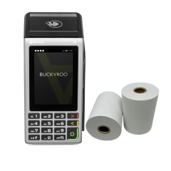 Buckaroo Buck Mobile Credit Card PDQ Rolls Thermal Till Receipt Paper Rolls