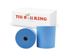 Drystream Laundry Rolls Dry Cleaning Rolls Wet Strength Receipt Rolls Blue 76mm x 76mm