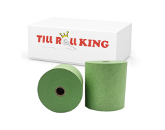 Drystream Laundry Rolls Dry Cleaning Rolls Wet Strength Receipt Rolls Green 76mm x 76mm