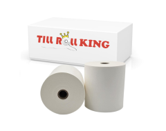 Drystream Laundry Rolls Dry Cleaning Rolls Wet Strength Laundry Tape Receipt Rolls White 76mm x 76mm