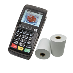 Merchant Savvy Ingenico Desk 3500 Credit Card PDQ Rolls Thermal Till Receipt Paper Rolls