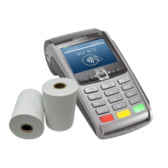 United Merchant Services iWL252 - With Round Back Credit Card PDQ Rolls Thermal Till Receipt Paper Rolls
