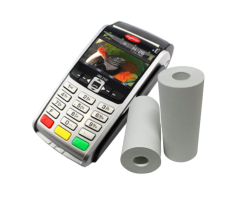 Transax iWL252 - Without Round  Back Credit Card PDQ Rolls Thermal Till Receipt Paper Rolls