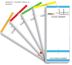 Pad 84 63mm x 152mm (63mm x 101mm tear out) Restaurant Order Pads