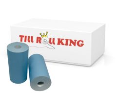 57mm x 30mm Thermal Receipt Paper Till Rolls Blue