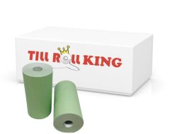 57mm x 30mm Thermal Receipt Paper Till Rolls Green
