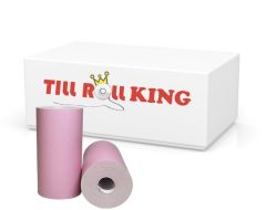 57mm x 30mm Thermal Paper Receipt Till Rolls Pink