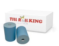 57mm x 30mm Thermal Receipt Paper Till Rolls Blue