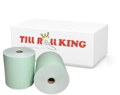 80mm x 80mm Thermal Receipt Printer Paper Till Rolls Green