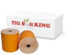80mm x 80mm Thermal Receipt Printer Paper Till Rolls Orange