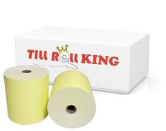 80mm x 80mm Thermal Receipt Printer Paper Till Rolls Yellow
