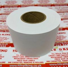 60mm x 100mm x 42mm Core Thermal Receipt Paper Till Rolls