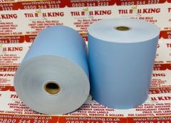 80mm x 80mm Thermal Receipt Printer Paper Till Rolls Blue