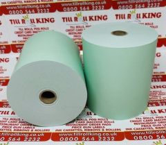 80mm x 80mm Thermal Receipt Printer Paper Till Rolls Green