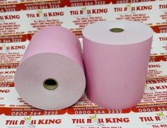80mm x 80mm Thermal Receipt Printer Paper Till Rolls Pink