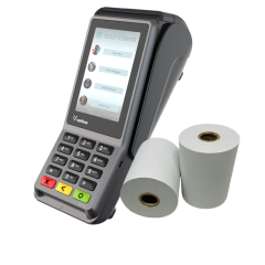 Opayo Verifone Engage V400c Credit Card PDQ Rolls Thermal Till Receipt Paper Rolls